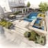 design frontyard, backyard, pool, patio as a landscape architect