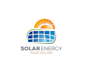 design a clean and modern solar energy logo