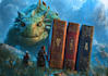 design epic fantasy book cover illustrations