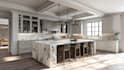 do unique kitchen design and rendering