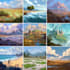 illustrate environments, landscapes, board game, concept art
