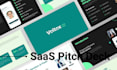 design a professional pitch deck business saas presentations