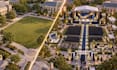 create ai event stage design, venue layout and realistic site plan visualization