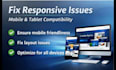 fix HTML CSS bugs and responsive issues