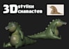 create 3d character models for games in zbrush