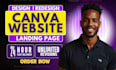 canva website design canva landing page canva website canva