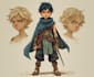 draw a game character and illustration