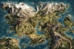 illustrate a gorgeous fantasy map illustration for your needs