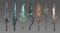 create weapon design and illustration