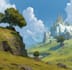 digitally paint fantasy landscape
