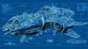 design a sci fi spaceship
