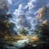 create fantasy landscape art