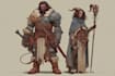 draw stylized dnd character art