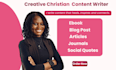 write authentic christian ebooks, articles, and blog posts