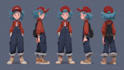 create 2d digital character design