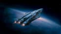 design spaceship, sci fi illustration and sci fi art