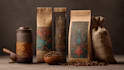 do coffee packaging, coffee bag, label design