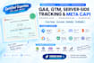 fix ga4, setup server side tracking, meta capi, and GTM for shopify, ecommerce
