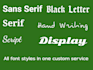 make custom font for your project