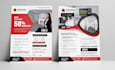 create a clean and professional business flyer design