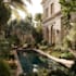 design home garden, pool, patio, villa landscape