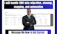 handle CRM data migration, cleanup, mapping, and automation