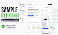 audit your website UX and provide actionable recommendations
