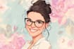 draw funny big head cartoon caricature