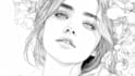 create digital line art illustration