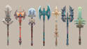 design unique weapons illustrations