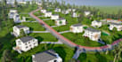 buildup 2d site plan,master plan,real estate map, architectural landscape render