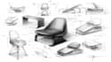 provide product concept ideation design sketches
