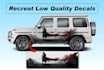 design custom vinyl decals, redesign decals and vehicle wrap designs