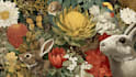 draw an animal and botanical illustration