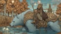 make illustration in fantasy and medieval style