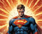 create comic book cover with background scene