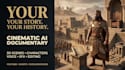 cinematic ai historical documentary videos in 3d