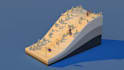 do low poly 3d scene