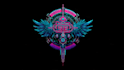 create glitchy cyberpunk logo intro