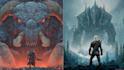 create fantasy game key art and illustrated covers