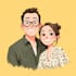paint custom couple portrait