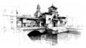 hand draw architecture and urban design sketches