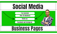 create social media business pages