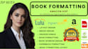 do book formatting layout design print ebook typesetting book design ingramspark