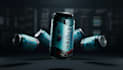 design a premium energy drink can and beverage label for your brand