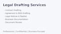 draft contracts, ndas and business agreements professionally