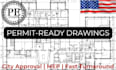 permit ready architectural and mep drawings for city approval