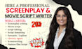 write screenplay, movie script, screenwriting and tv series, feature film
