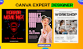 design professional canva posters and flyers