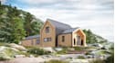 redevelop commercial architecture, prefab structure, render industry house, cgi